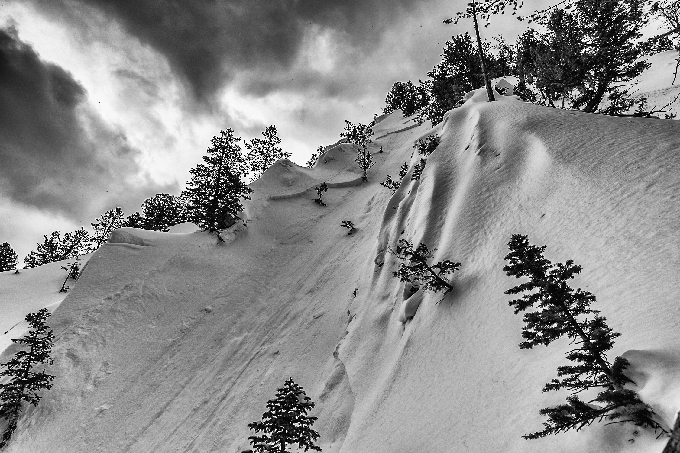 Skier triggered slab S. Madisons 2 Skier triggered slab S. Madisons 2