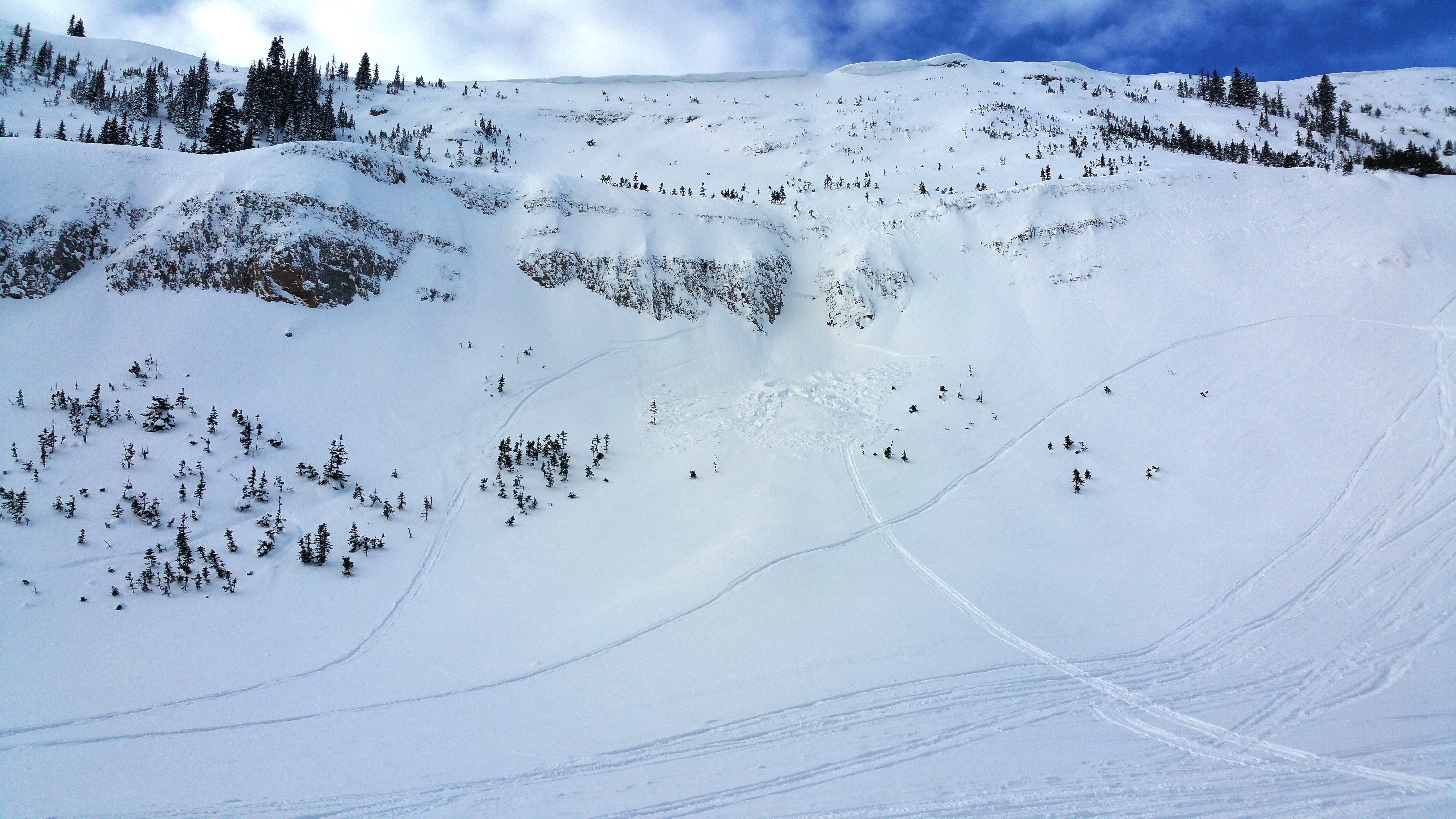 Snowmobile triggered avalanche at Lionhead Snowmobile triggered avalanche at Lionhead