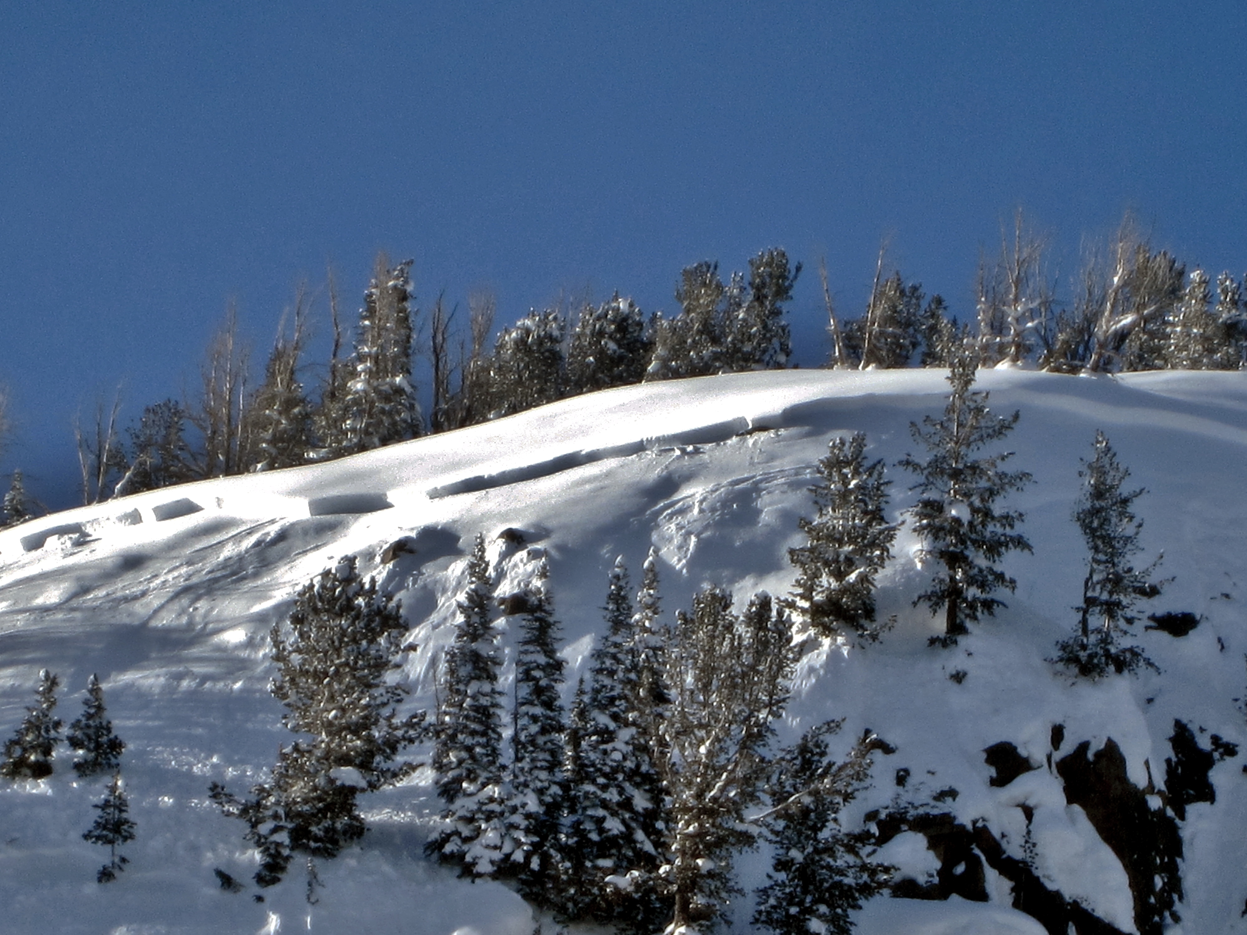 Avalanche near Round Lake Avalanche near Round Lake