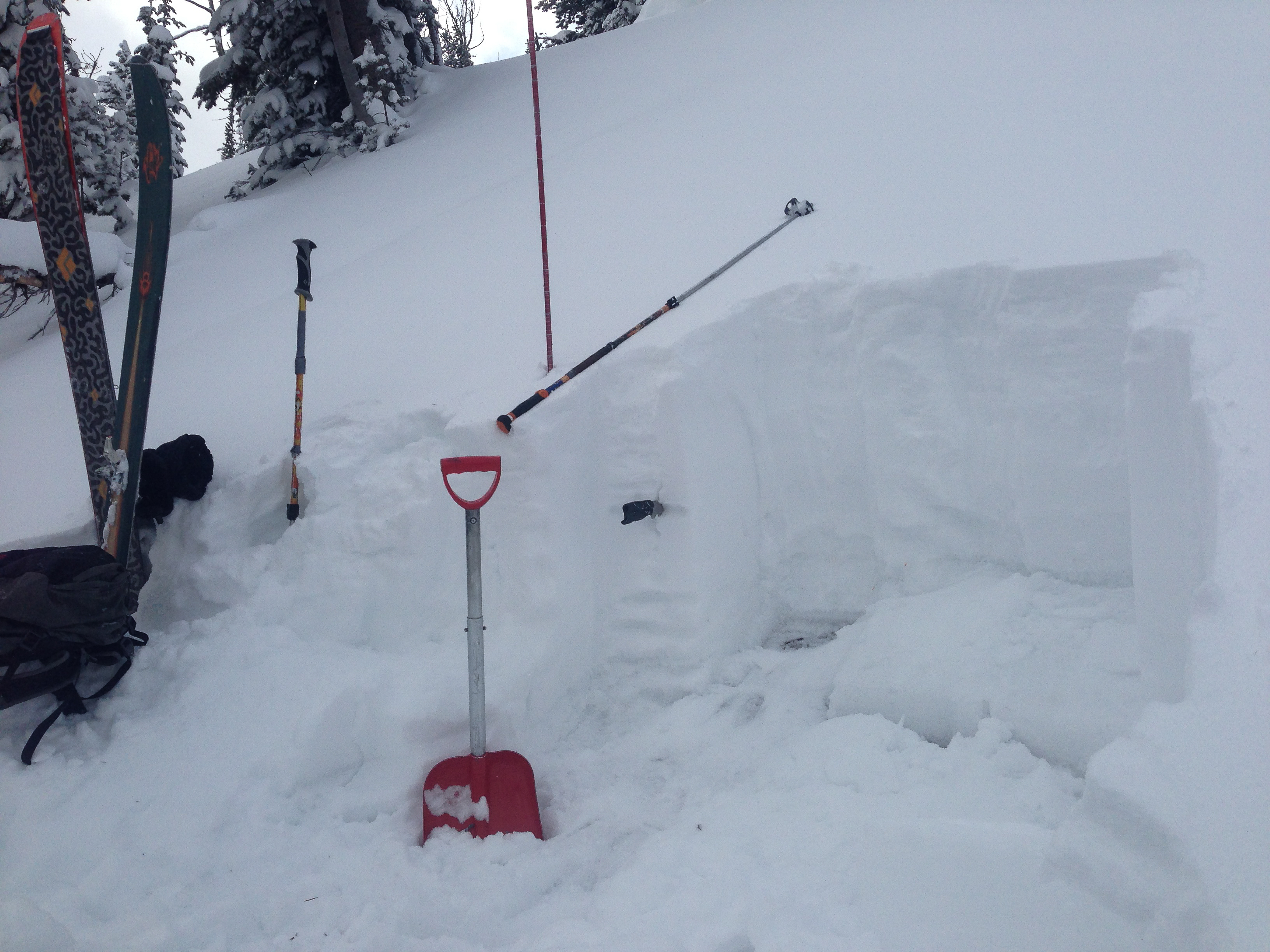 Middle Basin snowpack Middle Basin snowpack